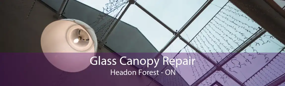 Glass Canopy Repair Headon Forest - ON